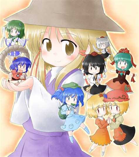 Kochiya Sanae Shameimaru Aya Inubashiri Momiji Moriya Suwako