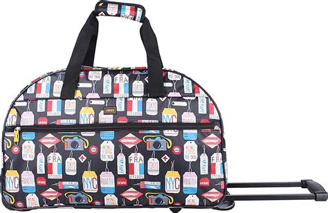 Lucas Designer Carry On Luggage Collection Lightweight Pattern 22