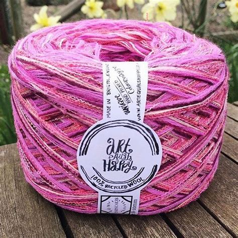 Fresh Colours In Our Artequalshappy Recycled Yarn Pictured Is