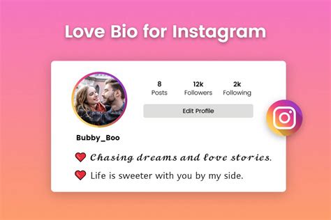 ️200 Love Bio For Instagram Best Romantic Heart Touching Love Bios