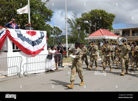 The 73rd Army Band Virgin Islands National Guard March In The Military