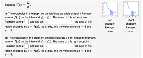 Solved Suppose F X 13x A The Rectangles In The Graph On Chegg