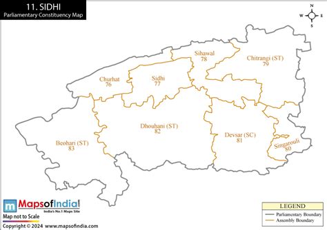 Sidhi Parliamentary Constituency Map, Election Results and Winning MP