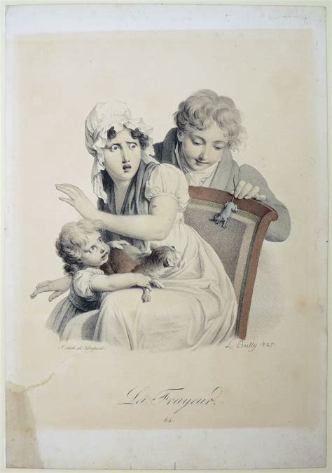 Boilly Louis L Opold Karikatur Der Schrecken La Frayeur