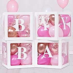 Amazon Rubfac Baby Boxes For Baby Shower Decoration With Letters