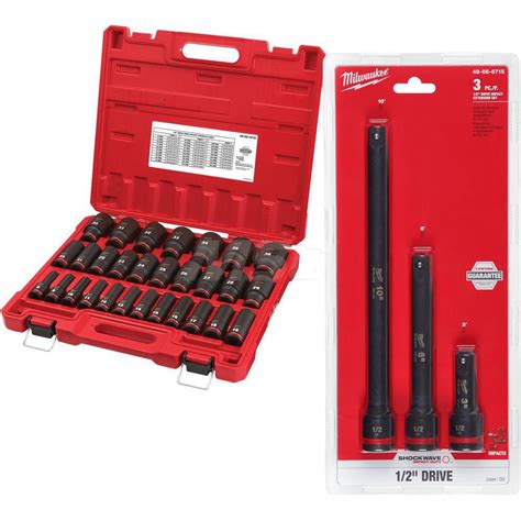 Milwaukee Tool Socket Set Pc To Socket Msc Direct