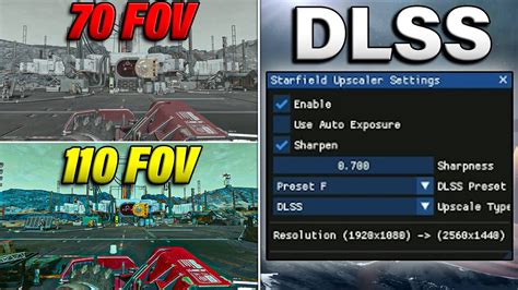Starfield Fov Slider Dlss Mods Boost Fps Visuals Youtube