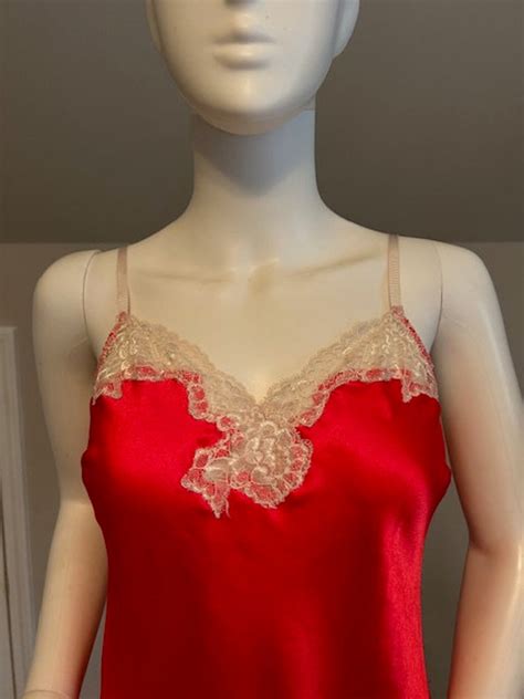 Vintage Lingerie Victorias Secret Neon Pink Sz S P Etsy