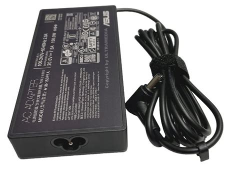 Nowy Oryginalny Zasilacz ASUS 150W 20V 7 54A Wtyczka 6mm Kod QR W