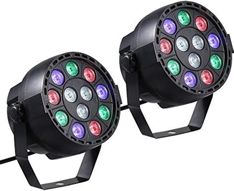 Lixada Ac V Led Par Lights Canaux Rgbw Clairage De Sc Ne