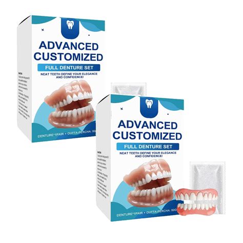 Try Denture Silicone Reline Kit for Men Women Upper Lower Reline