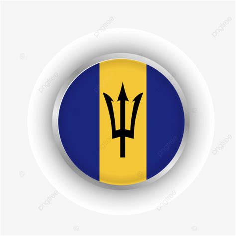 Barbados Flag Vector Barbados Emblem Icon Barbados Png And Vector