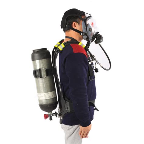 Scba Compressed Air Breathing Device Personal Escape Breathing Units