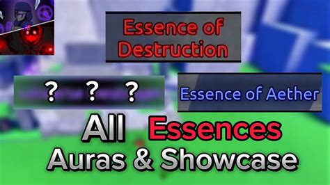 Every Essence Aura And Moves Showcase Divine Duality Elemental Youtube