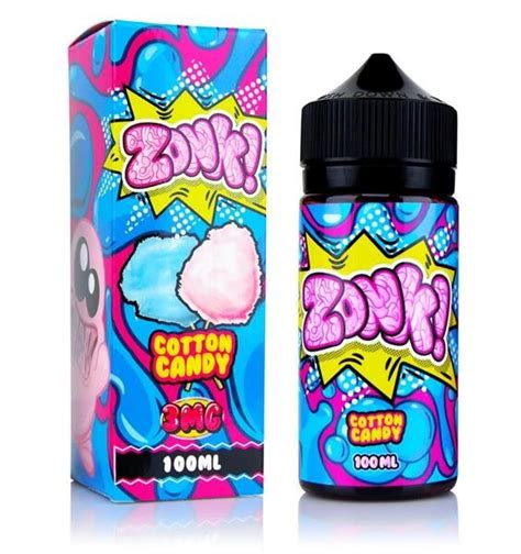 Cotton Candy 100ml E Liquid Zonk Uk Vape Store E Cig Clouds