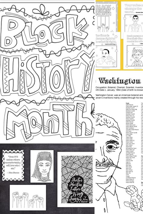 Free Printable Black History Month Coloring Pages