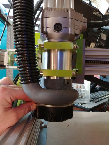 3d Printed Compact Cnc Router Dust Extractor Head By Element 13 Pinshape