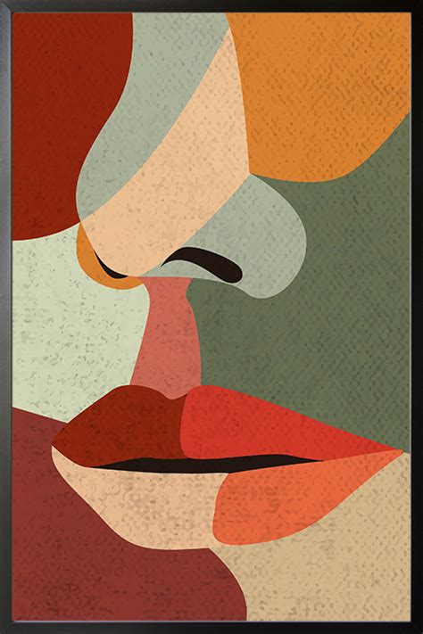 Illustrated abstract woman Poster - Artdesign