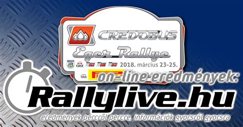 Rallylive Hu CREDOBUS Eger Rallye 2018 Historic 2 Nap Gy16