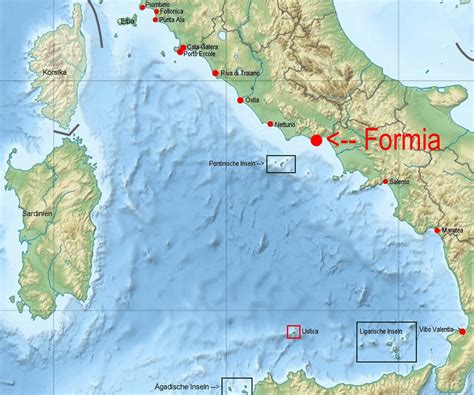 Formia Italy Map