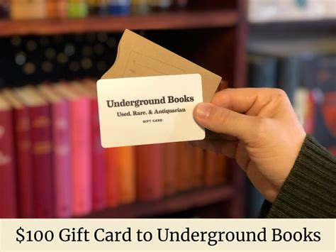 100 Gift Card to Underground Books