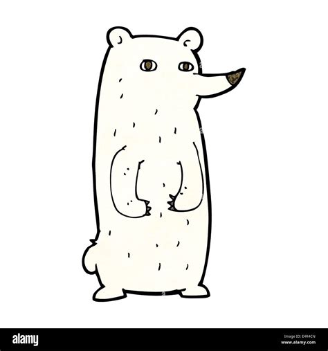 funny cartoon polar bear Stock Vector Image & Art - Alamy