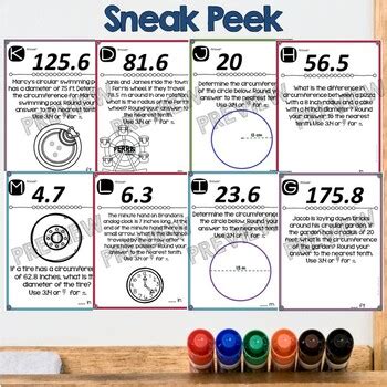 Circumference Of Circles Scavenger Hunt Activity By Eugenia S Learning