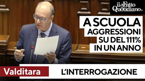 Aggressioni Ai Docenti Valditara Aumentate Del 111 Nell Ultimo Anno