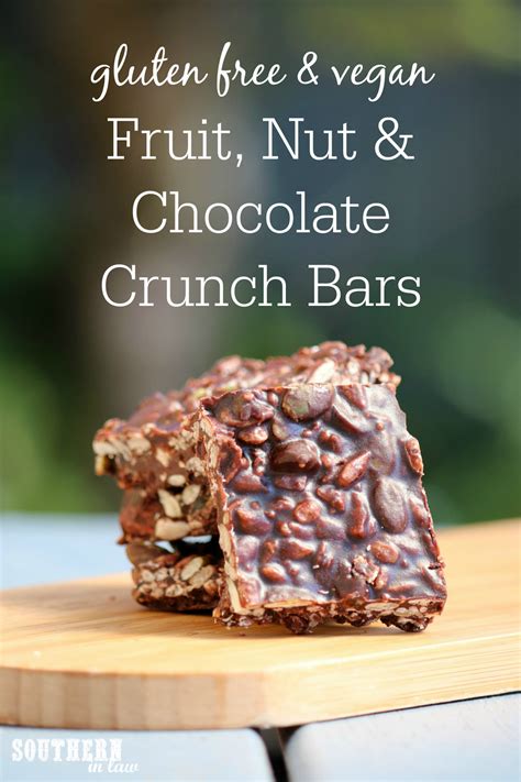 Southern In Law Recipe Fruit Nut And Chocolate Crunch Bars Gluten