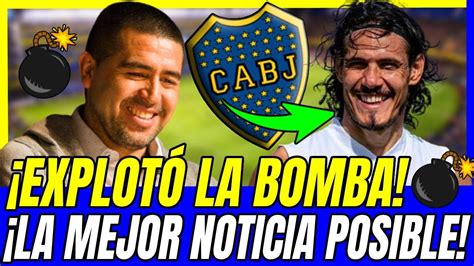 ATENCIÓN HINCHADA DE BOCA BOMBA INESPERADA LA MEJOR NOTICIA