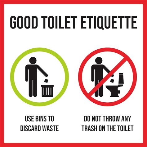 proper toilet etiquette