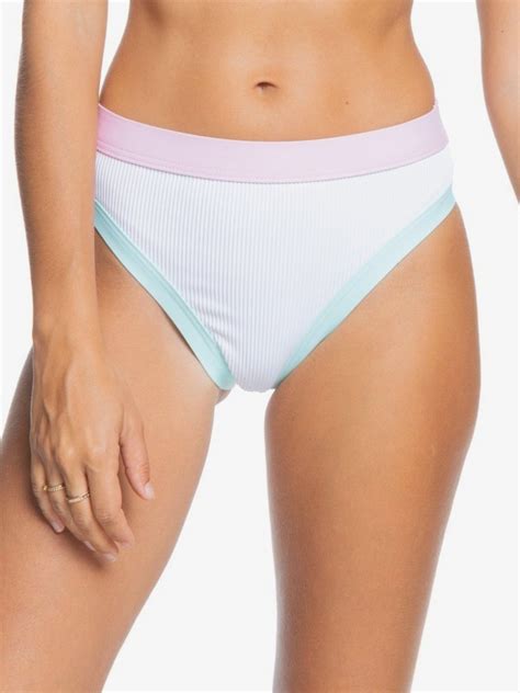 Womens Pastel Surf Separate High Leg Bikini Pant Roxy