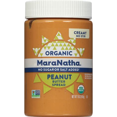 Organic Raw Almond Butter Creamy MaraNatha Nut Butters