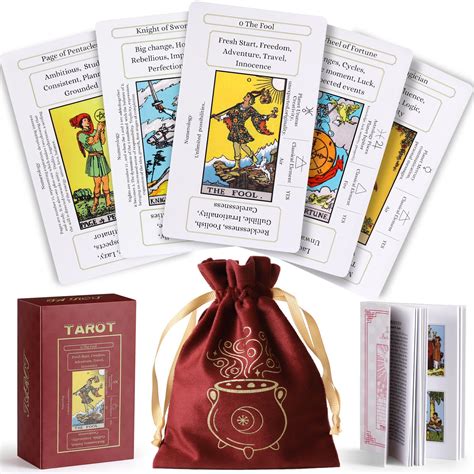 Buy Beginner Tarot Cards Deck Tarot Cards With Meanings On Them Tarot