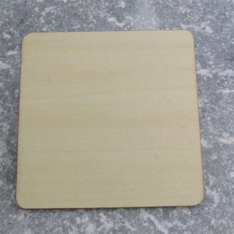 50 pcs wood blank square plaques for engraving machine diy wood blank pcs 50mm*50mm-in Wood DIY ...