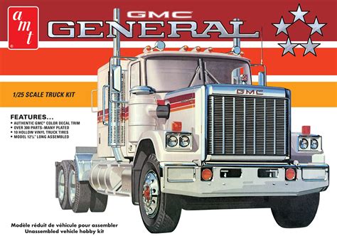 AMT 1976 GMC GENERAL SEMI TRACTOR 1:25 SCALE MODEL KIT | Round2