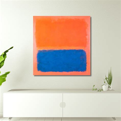 Mark Rothko Canvas Mark Rothko Wall Art Rothko Abstract Rothko