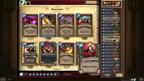 Hearthstone Deck Spotlight Control Warrior Youtube