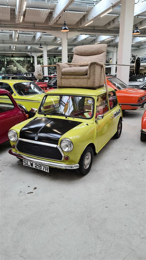 Mr Bean S Classic Mini Is On Display At Bmw S Classic Museum