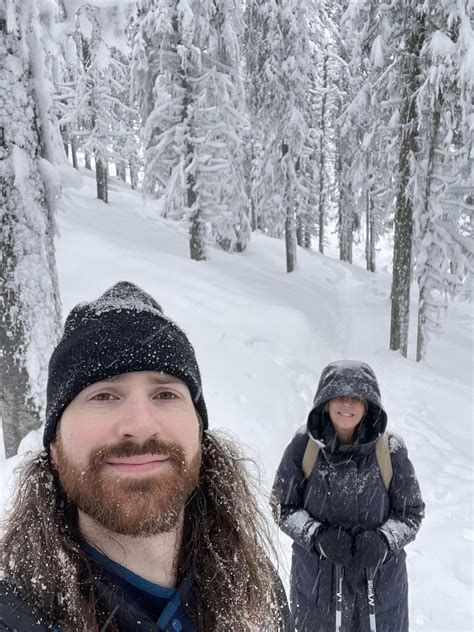 Enjoyed a great day of snowshoeing with my son yesterday! Loved getting