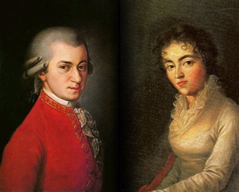 Mozart And His Wife Musica Clasica Musica Masones