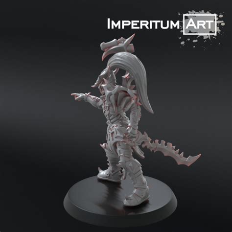 3d Printable Dark Elf Overlord By Imperitumart