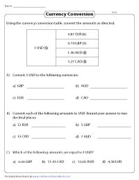 Money Conversion Table Cabinets Matttroy