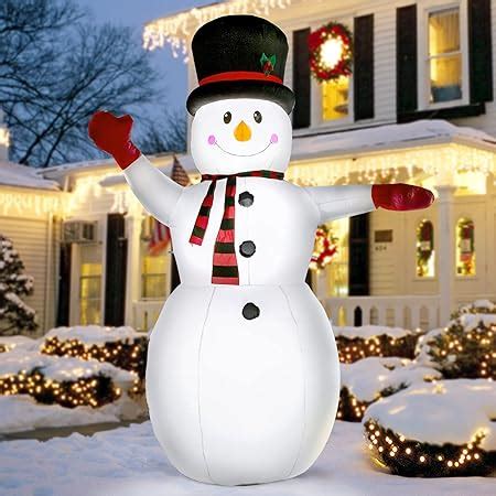 Amazon Ft Christmas Inflatables Giant Snowman Outdoor