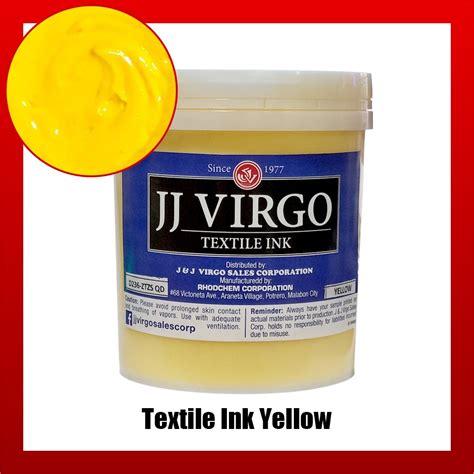 J J Virgo Sales Corp 1KG Ordinary Textile Silkscreen Ink For White And