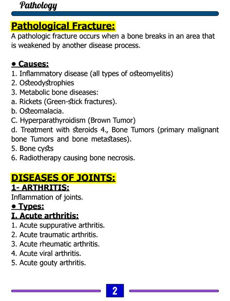 Solution Important Pathological Fractures Studypool