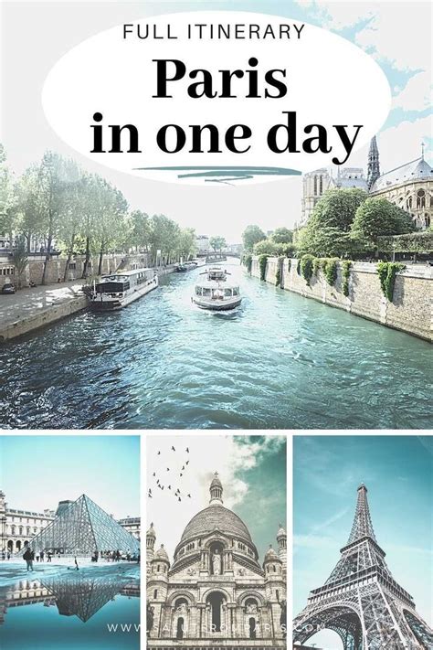 Paris In One Day Full Itinerary