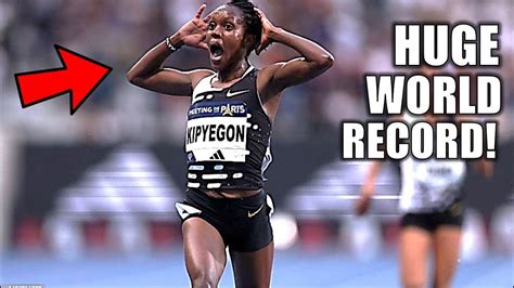 Faith Kipyegon Breaks World Record In Womens 5 000 Meters 2023