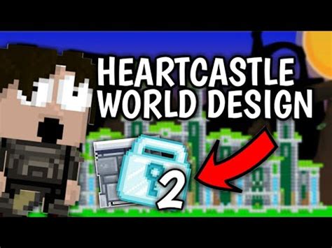 Building Pro Heart Castle Main World Growtopia YouTube