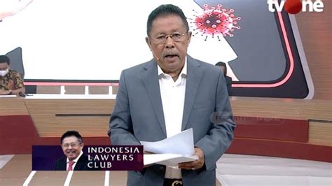 Karni Ilyas Dalam Masalah Besar Nama Presiden ILC TV One Terseret Kasus